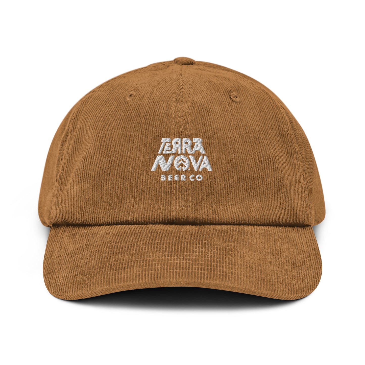 STACKED LOGO CORDUROY HAT