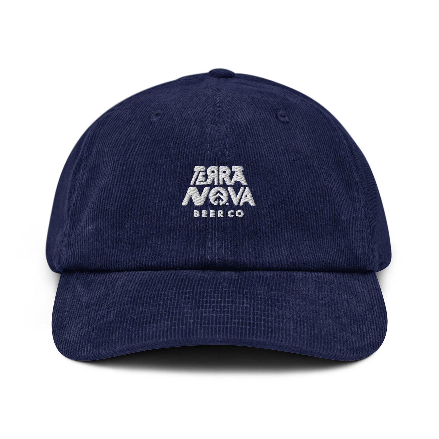 STACKED LOGO CORDUROY HAT